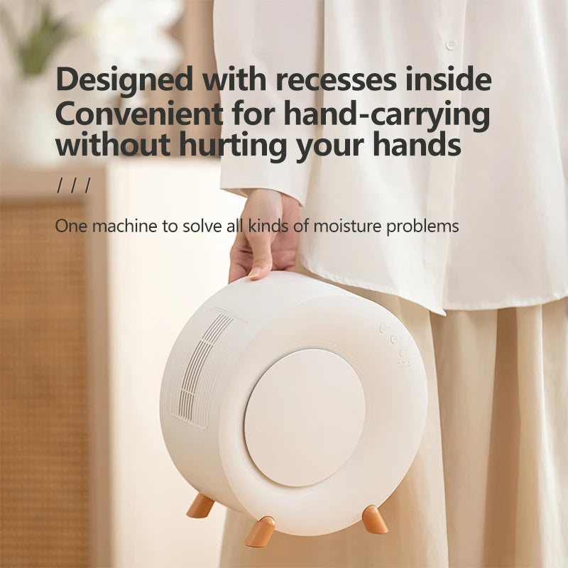 Electric Air Dehumidifier with 1L Water Tank Portable Dehumidifier Moisture Absorber Air Dryer Night Light  for Bedroom Wardrobe