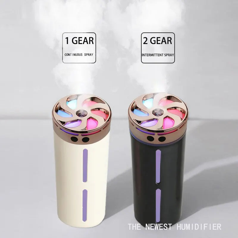 Plug-in Car Air Humidifier Latest With Color Night Light 300ml Small Silent Humidifier Air Freshener Home Aromatherapy Machine