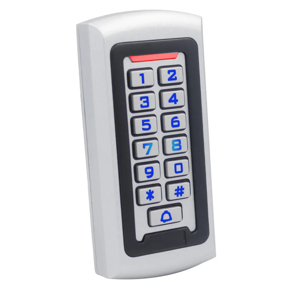 RFID Reader Metal 125KHz Access Control Keypad Standalone Access Controller EM4100 Keychains 2000 Users Backlight Keyboard WG26
