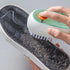 Multifunction Cleaning Brush With Soap Dispenser Soft Bristled Shoe Brush Long Handle Clothes Cleaner Household Cleaning Tools