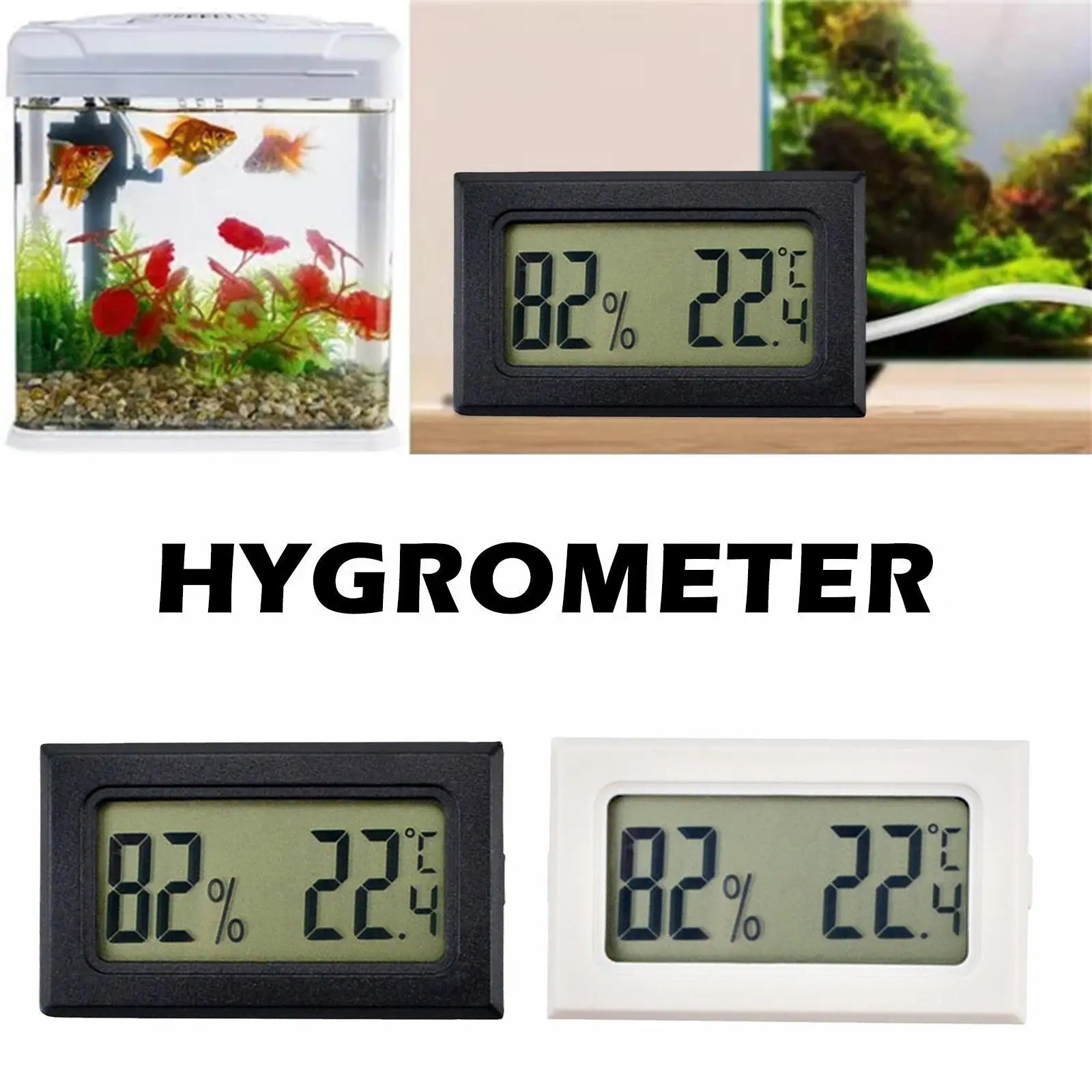 1/3Pcs Mini Digital LCD Indoor Temperature Sensor Humidity Meter Electronic Thermometer Hygrometer Convenient Gauge -50~70℃