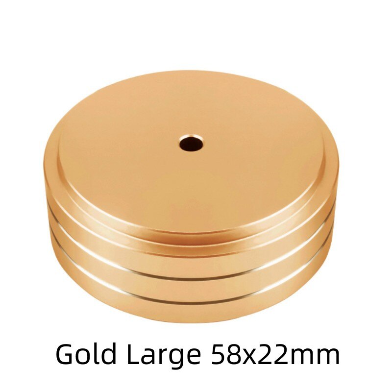Speaker Spikes Stand Feet Pad Foot For Speakers CD Amplifier 58x22mm 40x20mm Aluminum Alloy Rubber Portable Audio Video 4sets