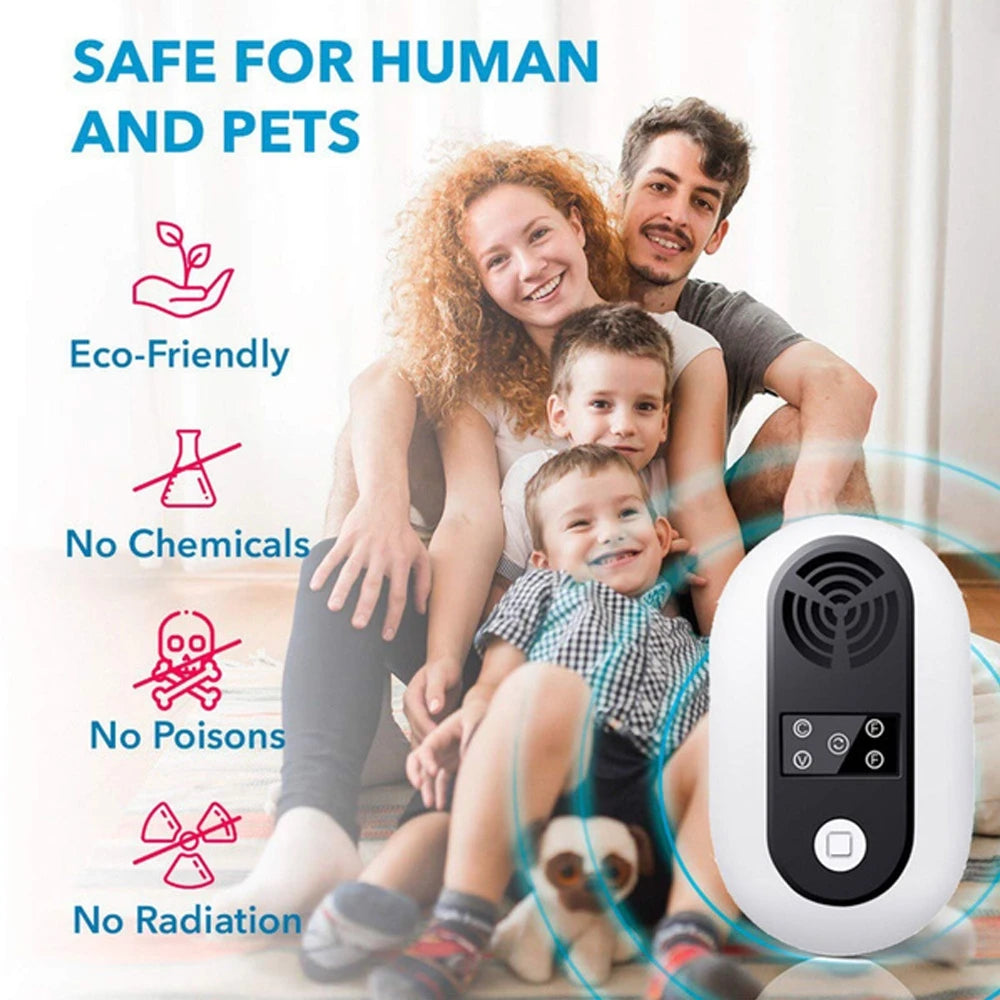 Repellents Cockroach Electronic Ultrasonic Pest Reject Mouse Rat Cockroach Control Device Household Mosquito Killer EU US Plug