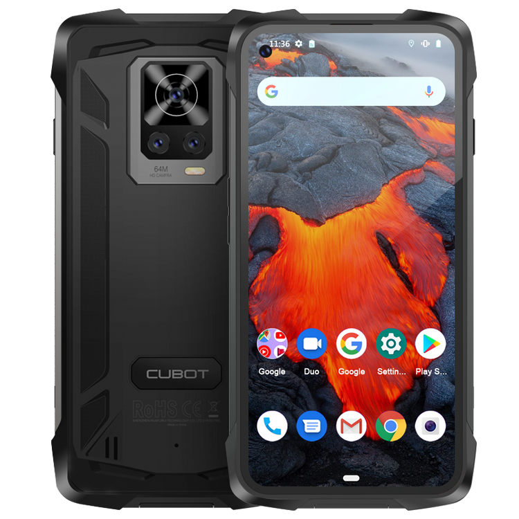 New Cubot KingKong 7 Rugged Smartphone IP68 & IP69K Waterproof 5000mAh 6.36" FHD+ 64MP AI Triple Camera 8GB+128GB NFC Android 11