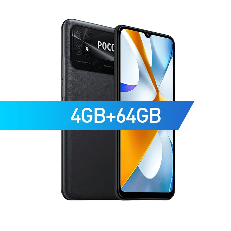 Global Version POCO C40 Smartphone  Octa Core CPU 6.71" DotDrop Display 13MP Dual Camera 6000mAh Battery FM radio