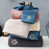 Inyahome Set of 1/4/6/10 Monogrammed Towels Sets Embroidered Luxury Large Bath Hand Face Towels Sets Personalized Gift Towels 타월