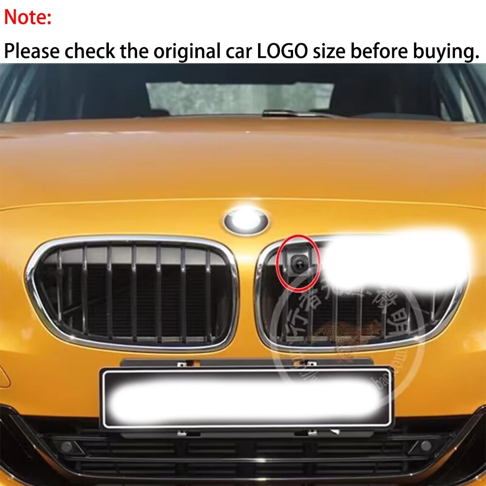ZJCGO AHD 1080P LOGO Car Parking Front View Camera Waterproof for BMW 1 Series F20 F21 2012 2013 2014 2015 2016 2017 2018 2019