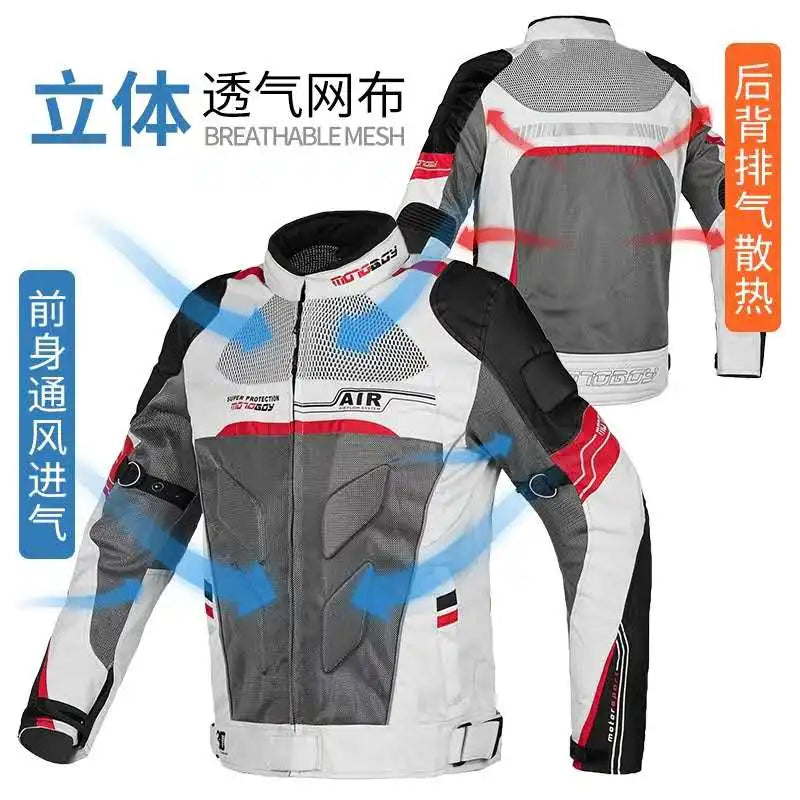 MOTOBOY cycling suit Men's motorcycle fall proof motorcycle suit Warm and waterproof equipment in winter All seasons