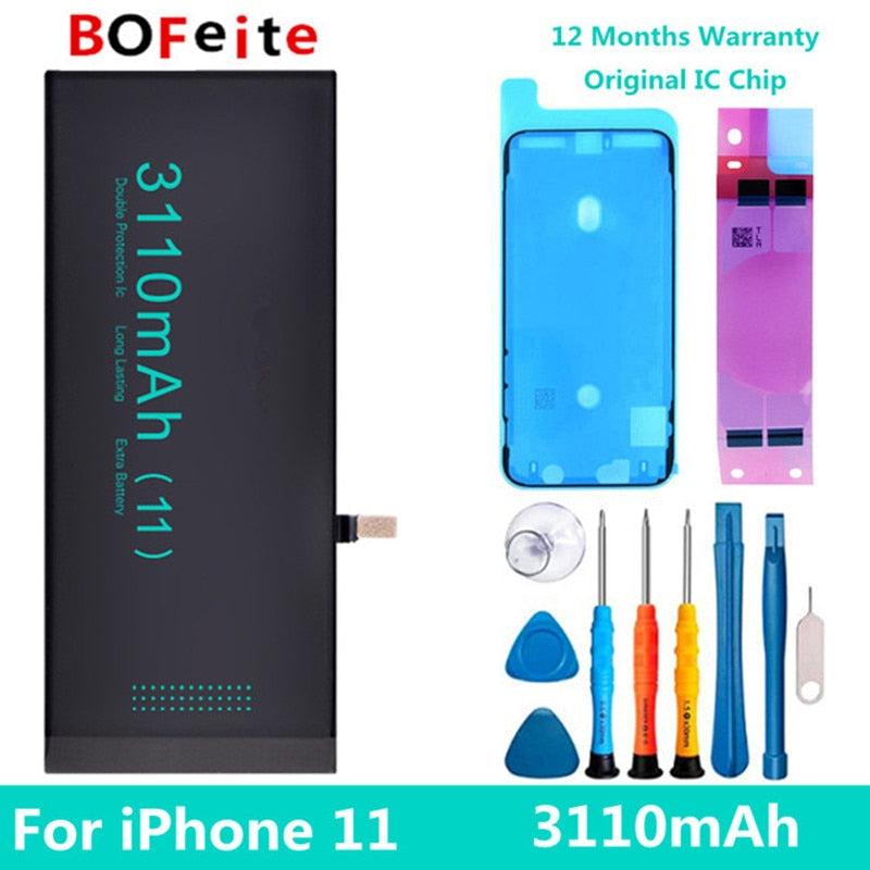 Original 0 Cycle Replacement Bateria for IPhone 6 6S 7 8 Plus X XR XS Max 11 12 MINI 13 14 Pro Max Mobile Phone Battery