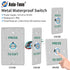 Waterproof Door Push Exit Button Gate Release Switch Opener COM NC NO LED Backlight For Door Access Control System Entry Outdoor