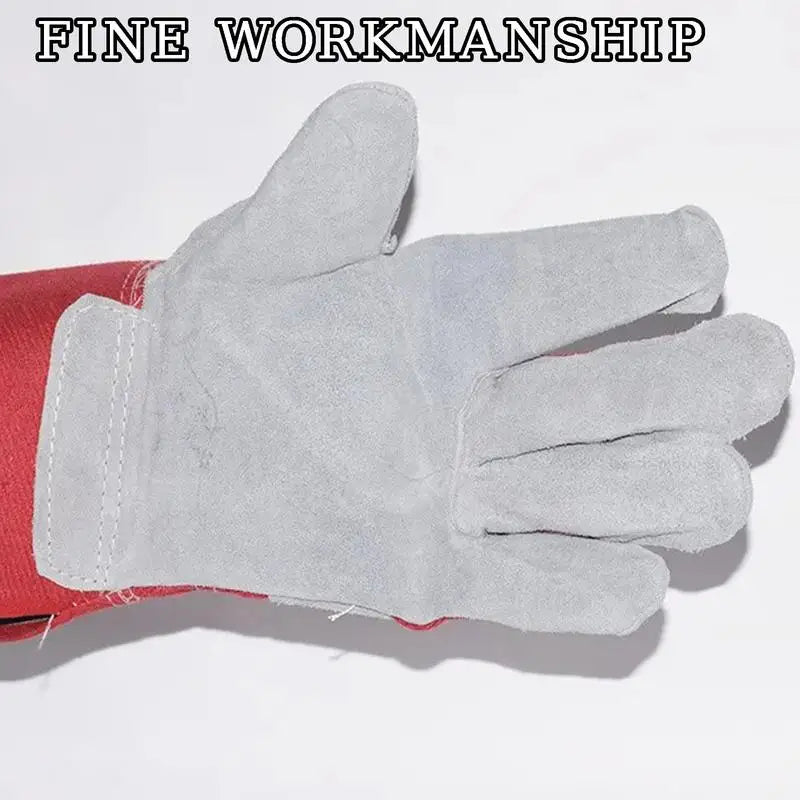 Cowhide Gloves Safety Blacksmith Gloves For Hand Protection Safety Work Gloves For Hand Protection Durable Blacksmith Gloves