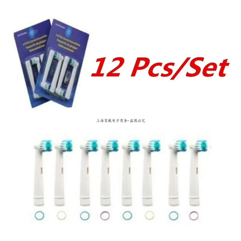 12 x Replacement Brush Heads For Ora Electric Toothbrush Fit Advance Power Pro Health Triumph 3D Excel Vitality Precision Clean