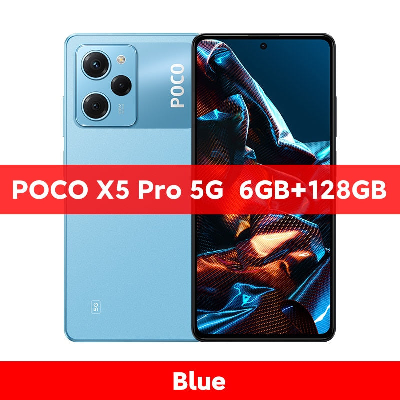 New POCO X5 Pro 5G Global Version 128GB/256GB Snapdragon 778G 120Hz Flow AMOLED DotDisplay 108MP Camera 67W 5000mAh NFC