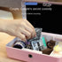 Fingerprint Storage Box Privacy Box Key ID Card Jewelry Box with Password Lock Storage Box Safe Safe