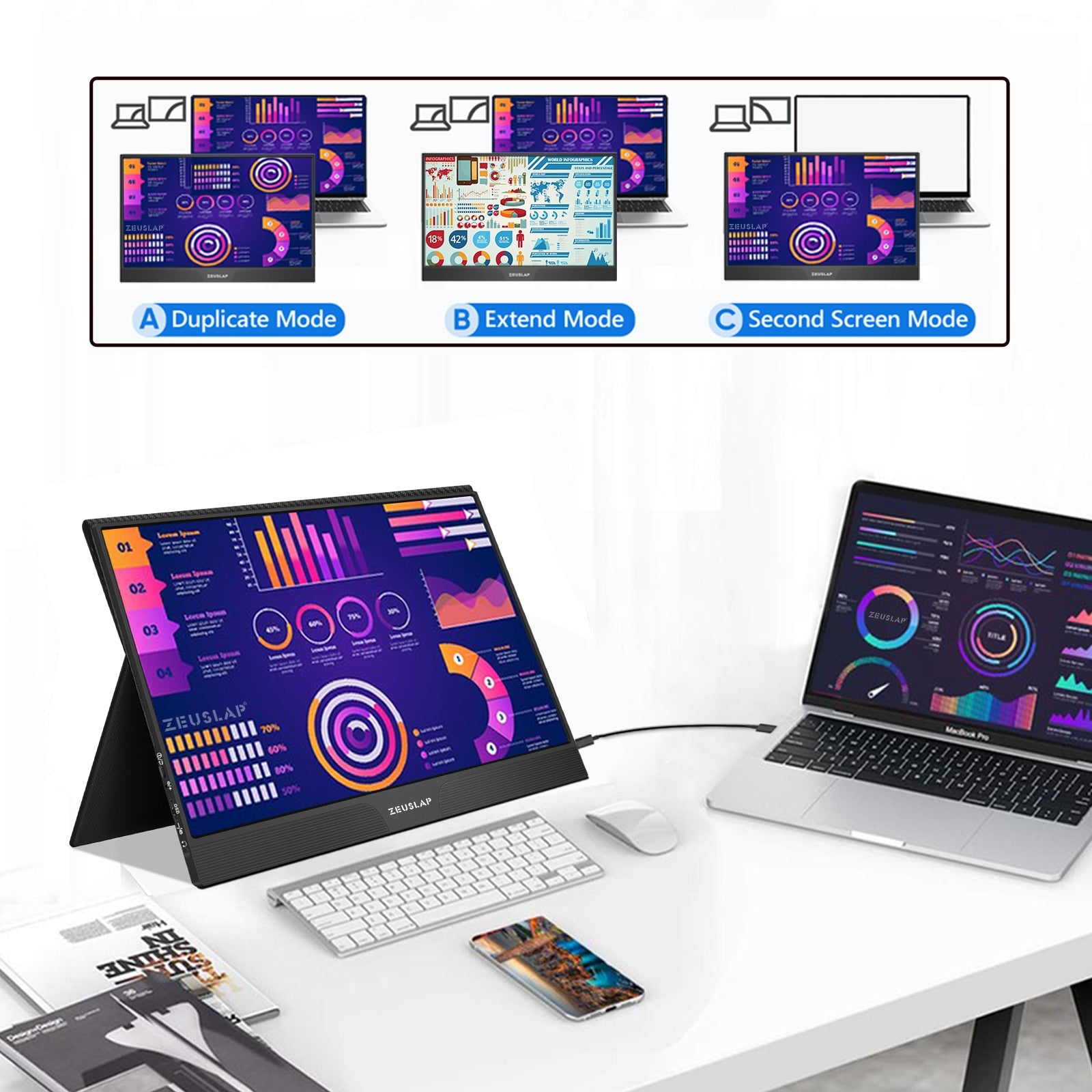 15.6inch touch panel portable monitor usb type c HDMI-compatible computer touch monitor for ps4 switch xbox one laptop phone