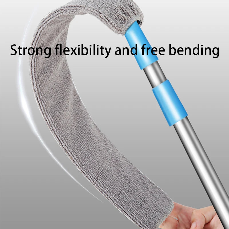 Practical Household Dust Cleaning Brush with Non-woven Cleaning Cloth Long Handle Dust Gap Brush for Home Cleaning Tool