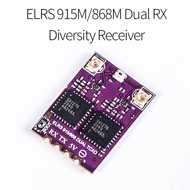 ES900 DUAL RX ELRS Diversity Receiver 915MHz / 868MHz Built-in TCXO for RC Airplane FPV Long Range Drone