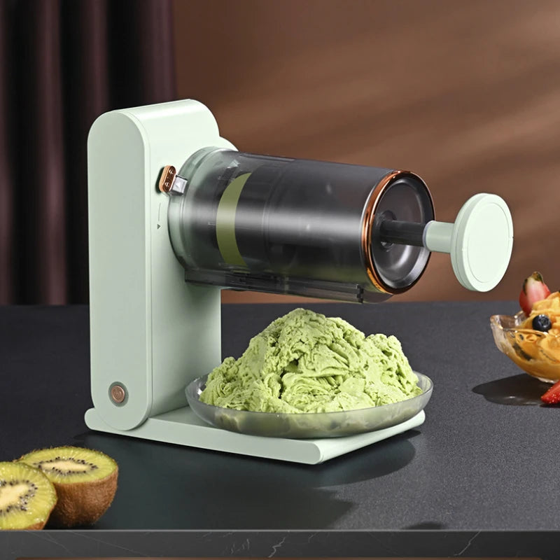 Kitchen Ice Grinder Household Small Shaved Machine Fully Automatic Wireless Portable Electric Cream Food Crusher Manual Dining