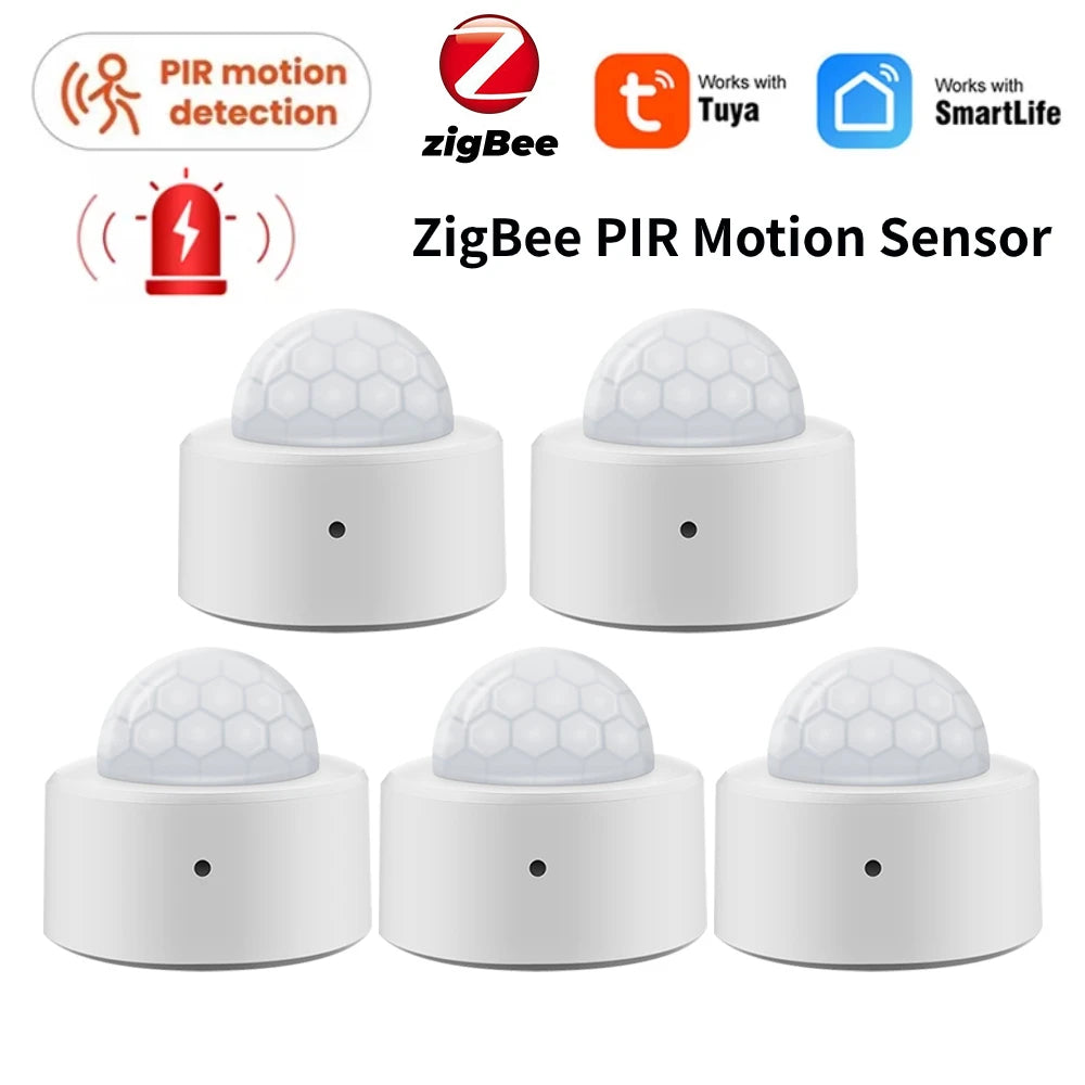 Tuya ZigBee PIR Motion Sensor Mini Infrared Human Body Presence Detector Smart Home Security Protection Alarm System Smart Life