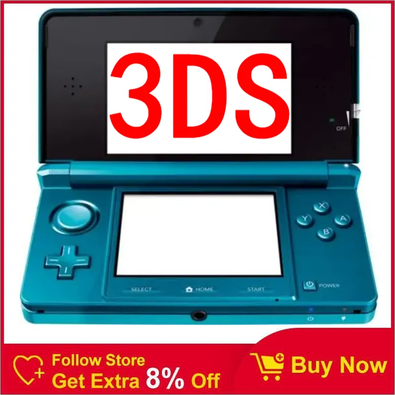 Original 3DS 3DSXL 3DSLL Game Console handheld game Console Free Games for Nintendo 3DS Carry 128GB of thousands of games