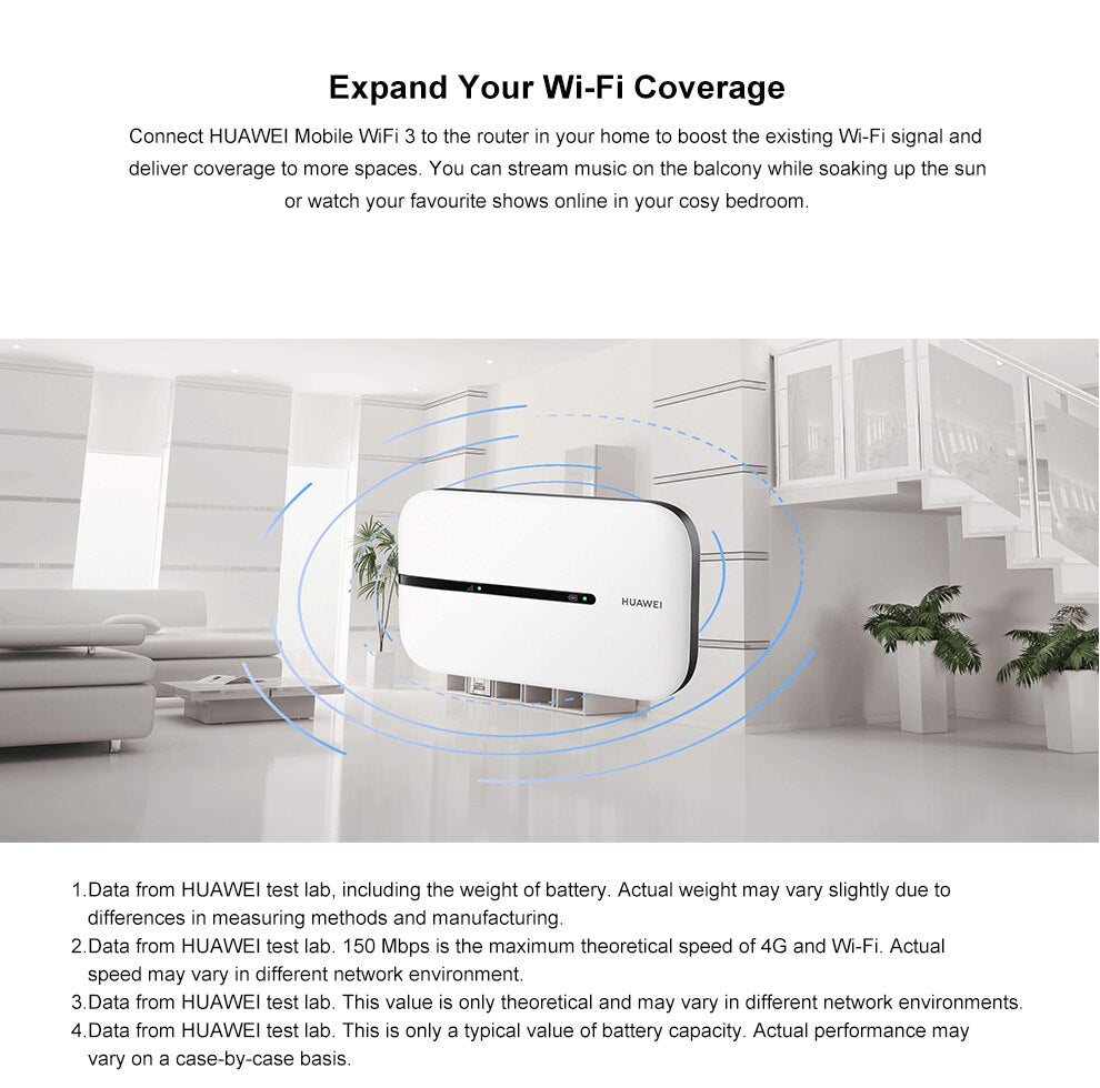 Newest Huawei 4G Router Mobile WIFI 3 E5576-855 Unlock Huawei 4G LTE packet access mobile hotspot wireless modem E5576-320
