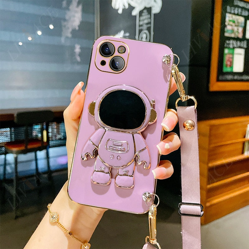 Crossbody Lanyard Phone Holder Case For Oppo Reno7 Reno5F Reno 7 5F 2 2Z 2F 3 5 6 6Z 4G 5G Z RenoZ Reno6Z Reno2 F Reno2Z Cover