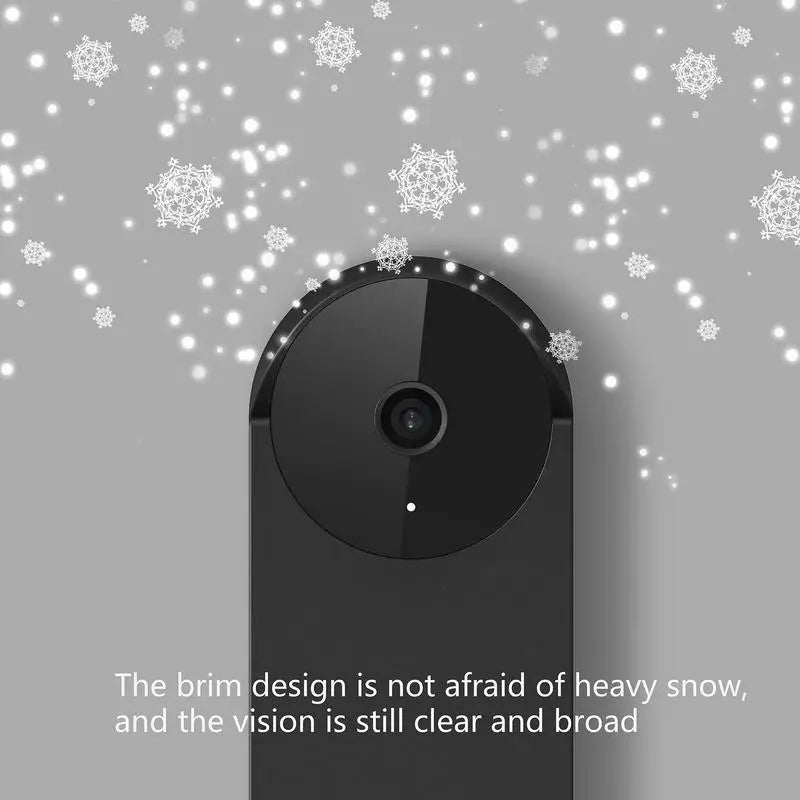 Doorbell Silicone Protective Cover Waterproof Drop-proof Doorbell Skin Case ForGoogle Nest Camera Video Doorbell Accessories