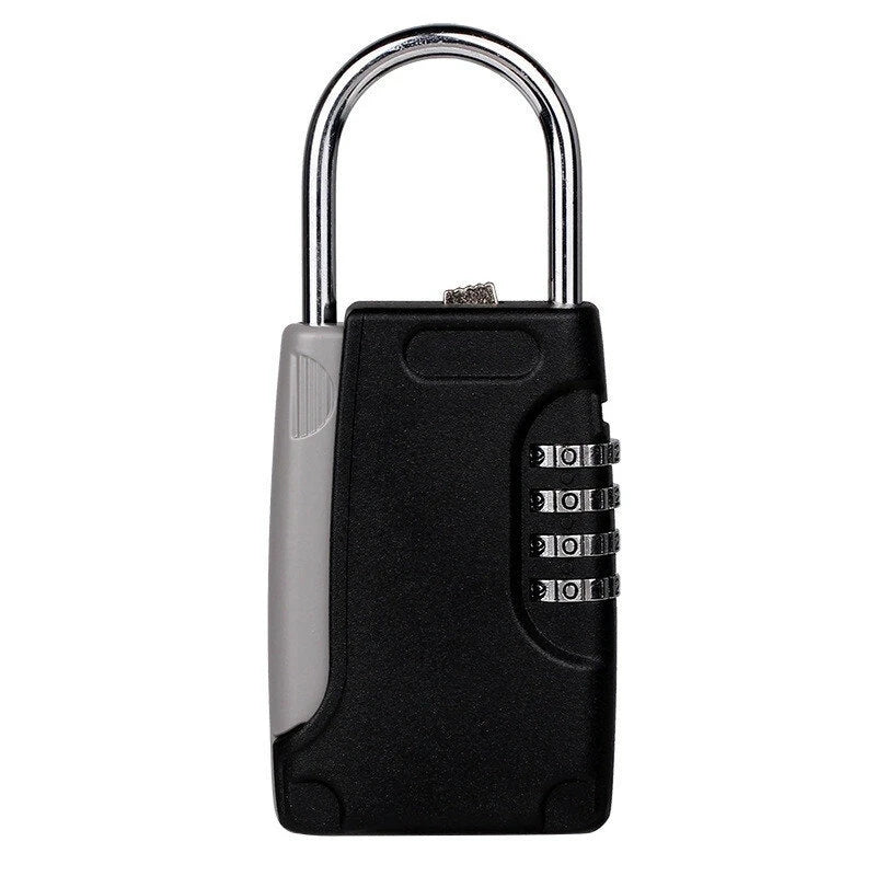 High Quality Hidden Key Safe Box 4-Digital Password Combination Lock With Hook Mini Metal Secret Box For Home Villa Caravan