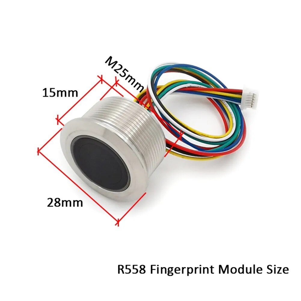 KL261 R558 DC5.5-15V Realy Output Low Power Consumption Fingerprint Access Control Board with - Mode