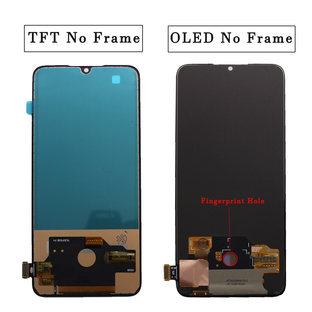 6.39" Original With Frame For Xiaomi Mi 9 Lite LCD Display Touch Screen Digiziter Assembly For Xiaomi CC9 LCD M1904F3BG Display
