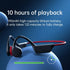 Bone Conduction Earphones Bluetooth Wireless IPX8 Waterproof MP3 Player Hifi Ear-hook Headphone With Mic Headset For Swimming