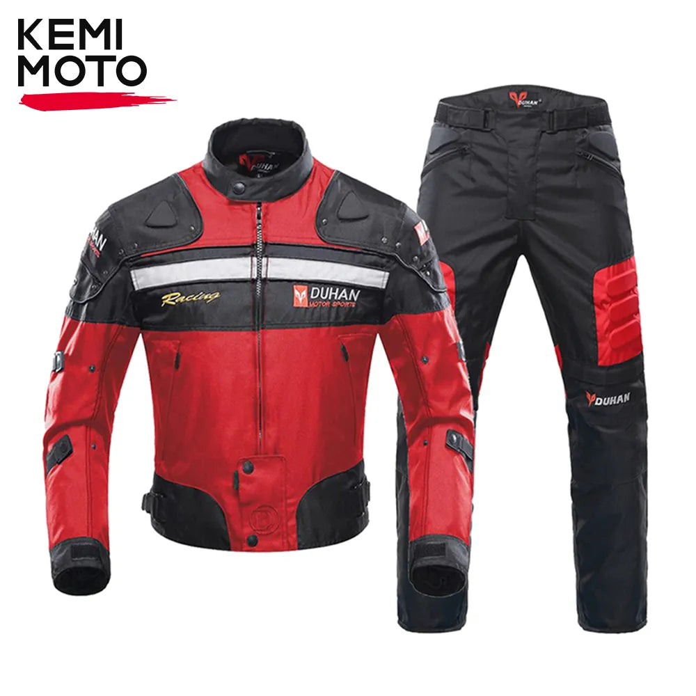 Motorcycle Jackets Pants Men Suit Riding Racing Jacket Keep Warm Liner Moto Jacket Windproof Motorbike Clothing Protection Soft