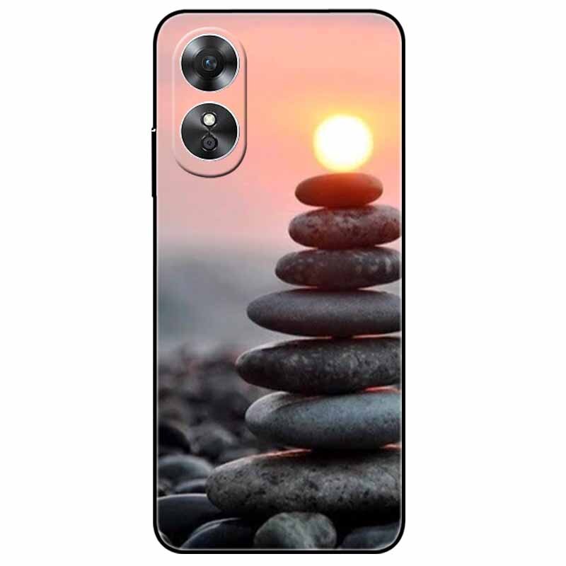 For OPPO A98 5G A 98 Case Silicone Soft Wolf Lion Cat Black Bumper Funda Coque for OPPO A98 2023 CPH2529 OPPOA98 Protective Bag