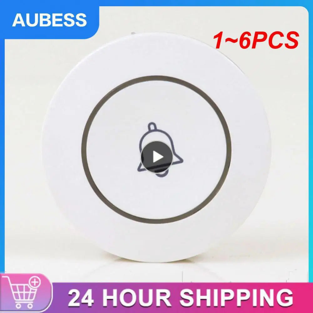 1~6PCS 433MHz Wireless Remote Control Tuya Smart Home One-key Alarm SOS Emergency Call Button Wireless Emergency Button Doorbell