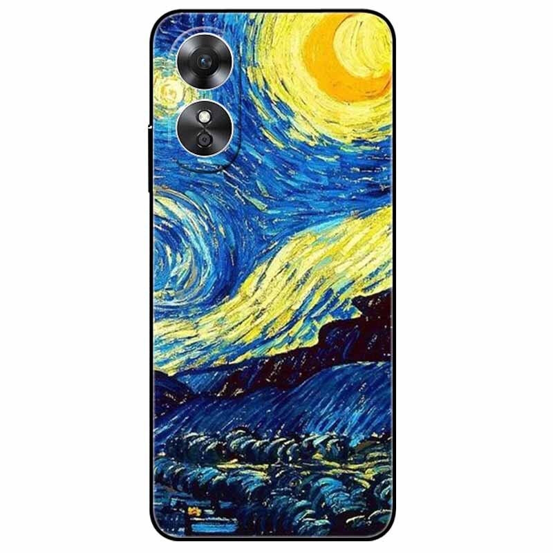 For OPPO A98 5G A 98 Case Silicone Soft Wolf Lion Cat Black Bumper Funda Coque for OPPO A98 2023 CPH2529 OPPOA98 Protective Bag