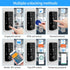 NFC Bluetooth Tuya App RFID IC M1 Access Control Keypad IP65 Waterproof Biometric Fingerprint Touch Screen Access Controller