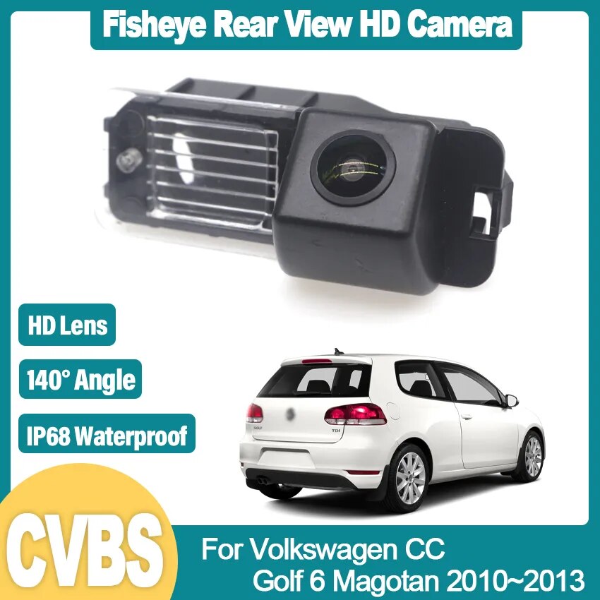 Dedicated Full HD CCD High quality RCA Reverse Rearview Camera For Volkswagen CC Golf 6 Magotan 2010 2011 2012 2013 Wide Angle