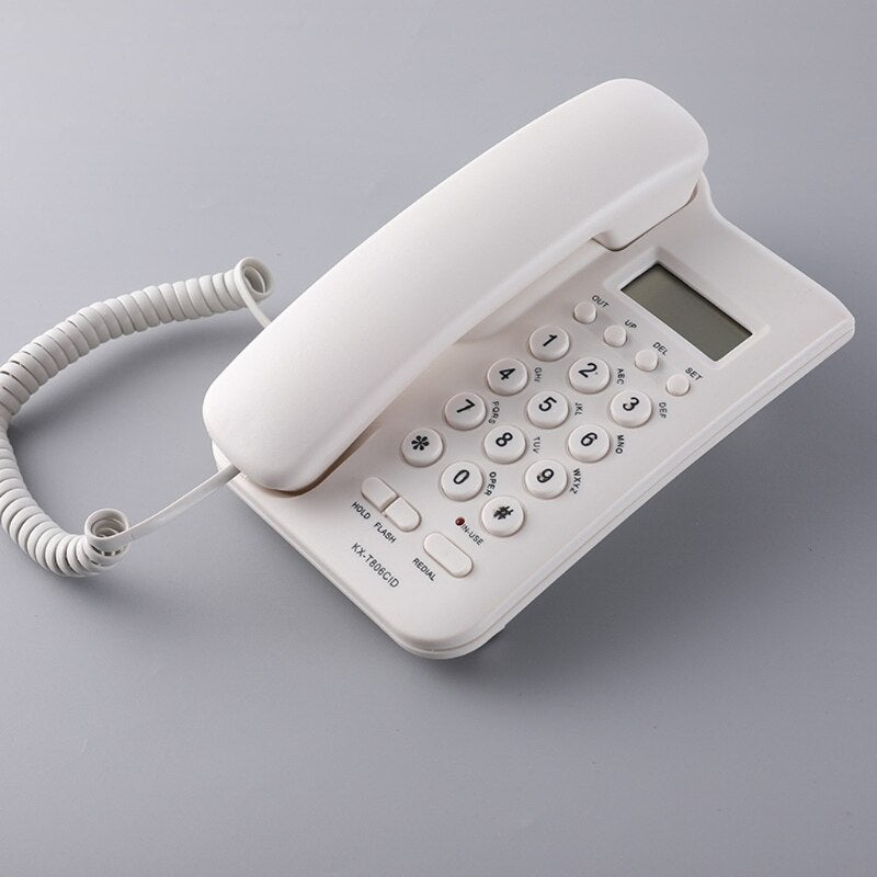 Corded Telephone for Desk  Landline Desktop House Phone Seniors Caller  Integrated Telephone with Call for Home