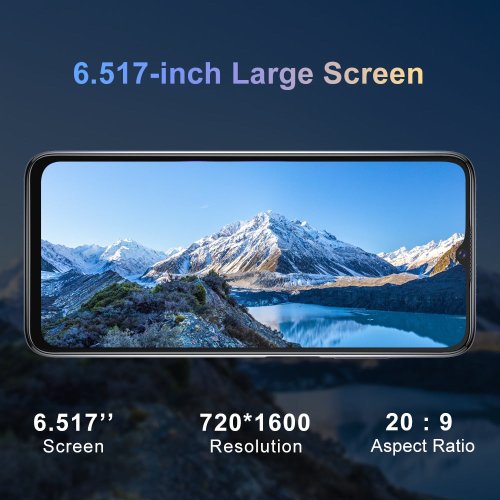 Cubot P60, Android 12 Smartphone, 6.517", Octa-Core, 6GB+128GB (256GB Extended), 20MP Camera, 5000mAh, Dual SIM 4G Celulares,GPS