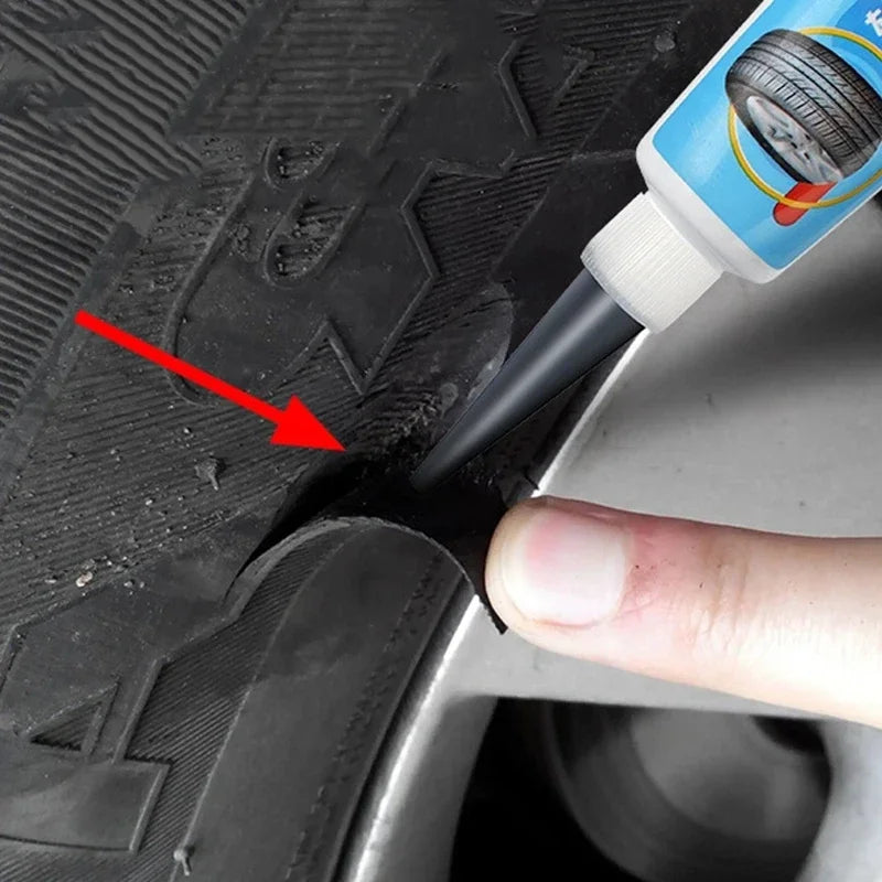 Car Motorbike Bicycle Tyre Tire Repair Sealant Liquid Rubber for Tire Repairing Glue Liquid Strong Rubber Adhesive Glue Tool
