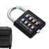School Locker Lock Button Combination Security Padlock 8/10 Digits Digital Code Padlock For Toolbox Sports Locker Fence Lock