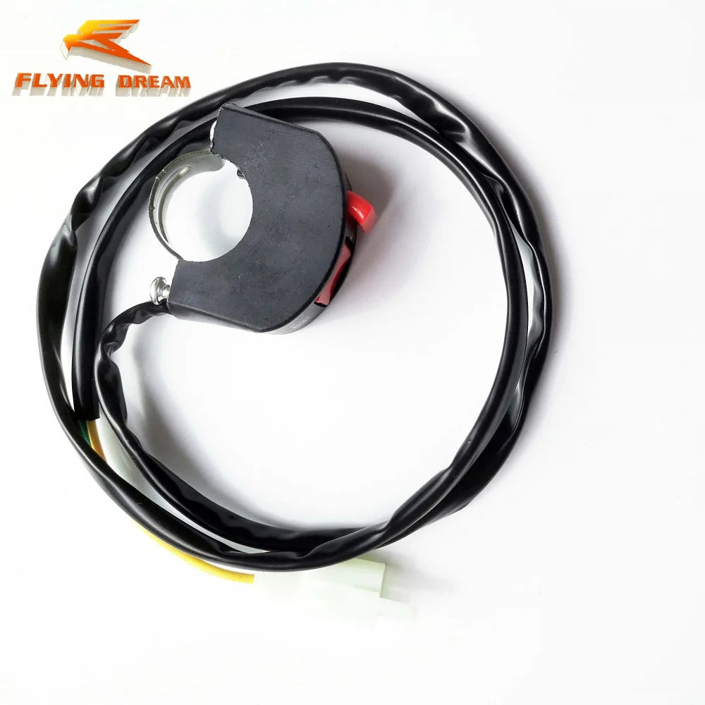 7/8" 22mm Motorcycle Handlebar Control Switch Ignition Start Kill Switch ON-OFF For Honda Kawasaki Electric Dirt 125 Pit Bike