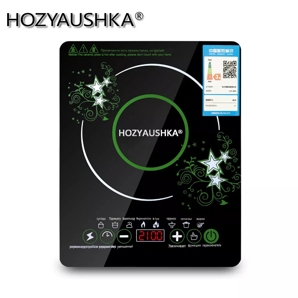Induction cooker HOZYAUSHKA LJY-2025 2100W Touch 8 functions
