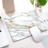 Marble Nordic Style Small Mouse Pad Computer Laptop Mousepad Rectangle Non-slip Rubber Base Deskpad Table Mat Desk Accessories
