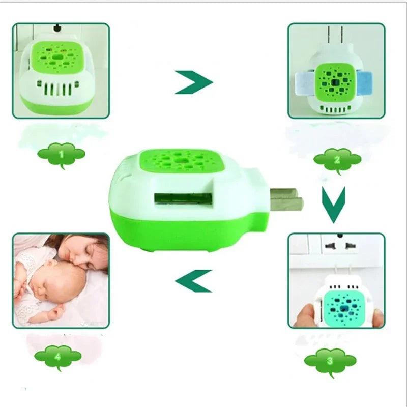 Summer  Portable Plug Electric Anti Mosquito Repellent Incense Heater Anti Mosquito Flies Killer Insect Killing Pest Repeller