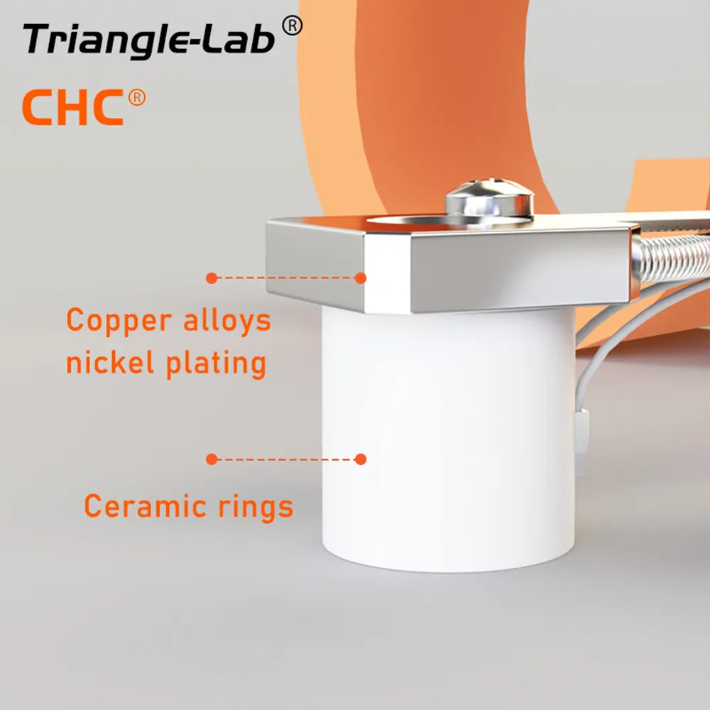 TriangleLab CHC® KIT Ceramic heating core quick heating mini for ender 3 V6 hotend CR10 CR-10 CR-6 SE mk3s 3d printer hotend