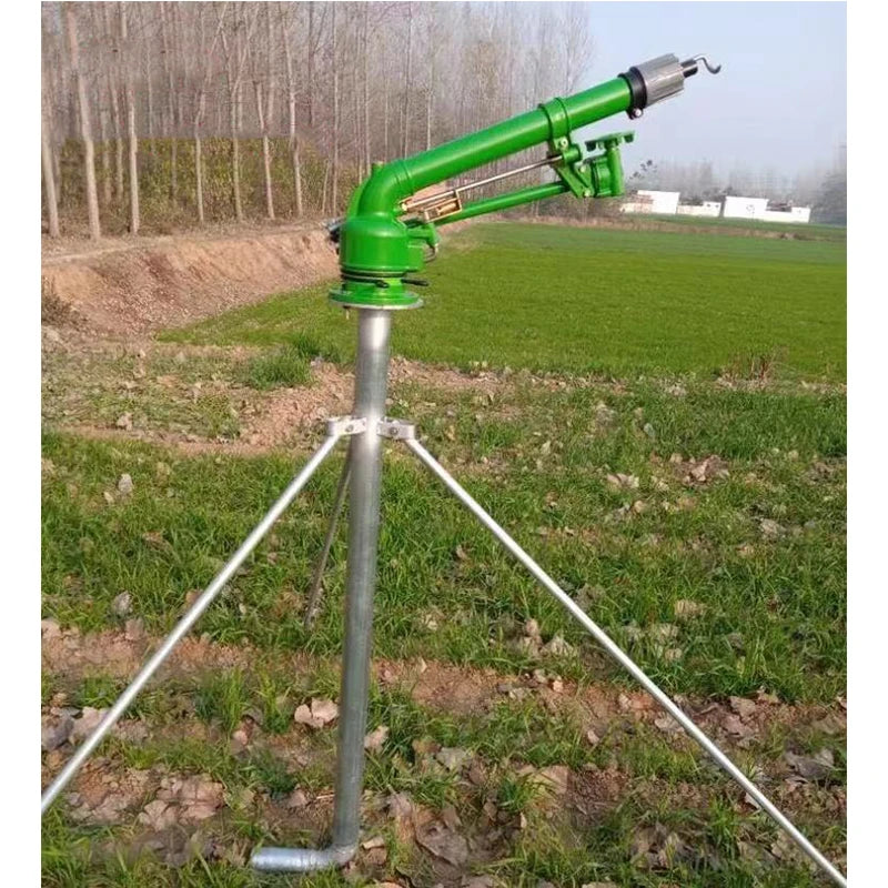 agricultural long range high pressure water irrigation system rain gun spay automatic metal sprinkler head 360 degree rotating