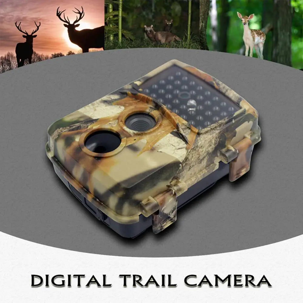 New Mini Trail Camera Night 12MP 1080P Game Camera Waterproof Wildlife Scouting 60° Wide Angle Lens Dropshipping