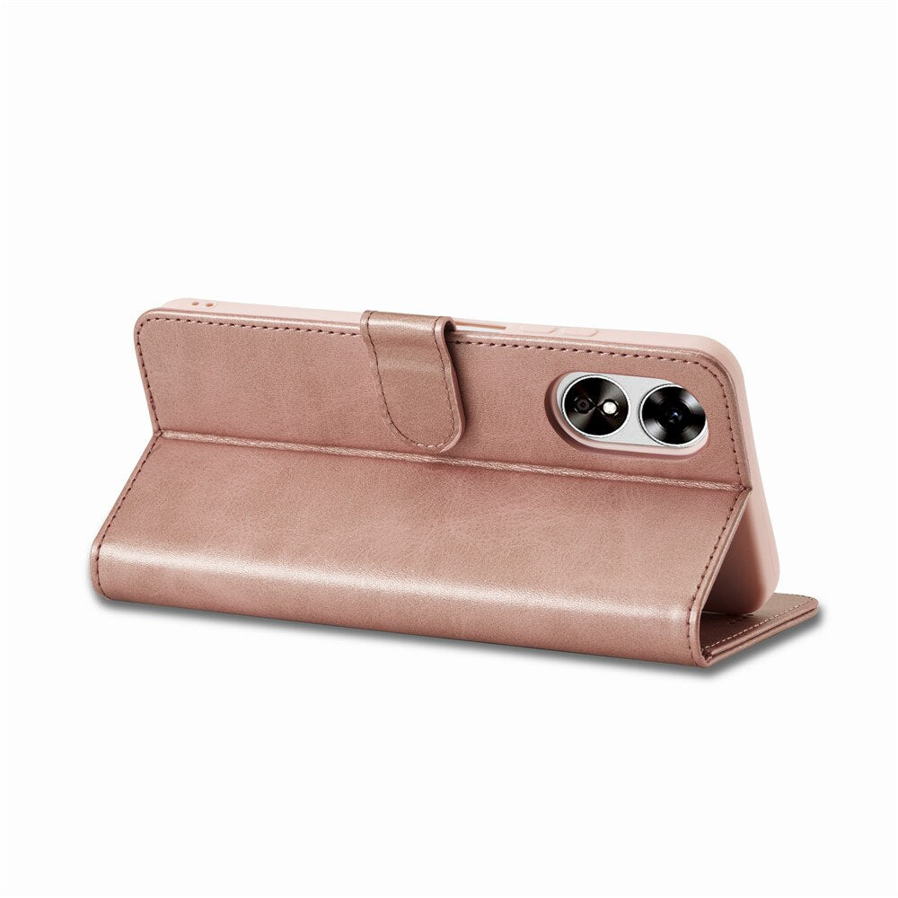 Case For OPPO A17 Case Leather Wallet Luxury Cover OPPO A17 Phone Case Flip Cover For OPPO A17 Cover Stand Card Slot Bags