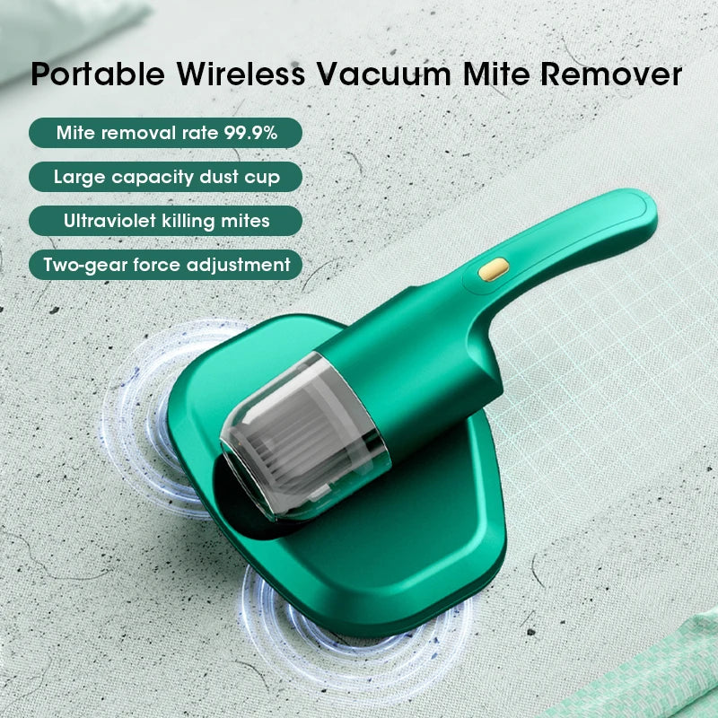 Handheld Mite Removal Instrument Vacuum UV Bed Cleaner Mite Removal Mattress For Cleaning Clothes Sofa Pillows Sheets